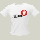Футболка женская Ленин